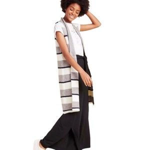 Anthropologie Pencey longline sweater vest Sz small